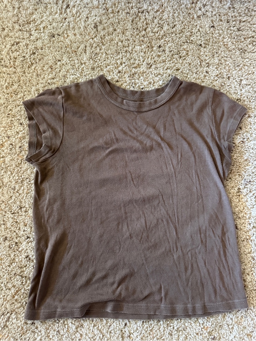 Brandy Melville Brown Short Sleeve Tee